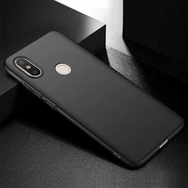 Beskyttelsesetui til Xiaomi Mi 8 - E.F.CONNECTION - Blødt - Sort Svart