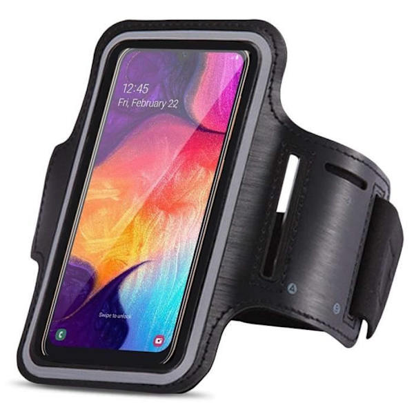 Sportvattentätt armband för Redmi 12C 11A 10C 10A 9T 9C 9A 8 8A - Bekvämt löparmband Svart