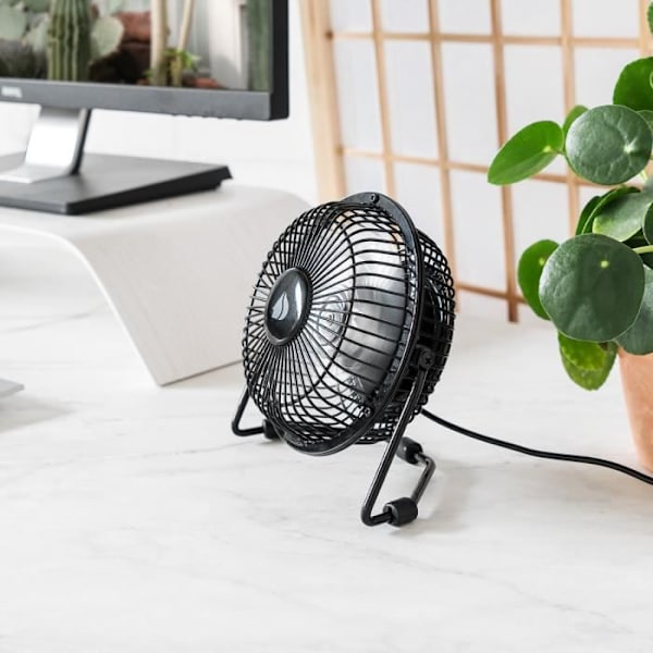 Mini fläkt - Navaris - Portabel USB - Tyst - Tiltbar - Kompakt