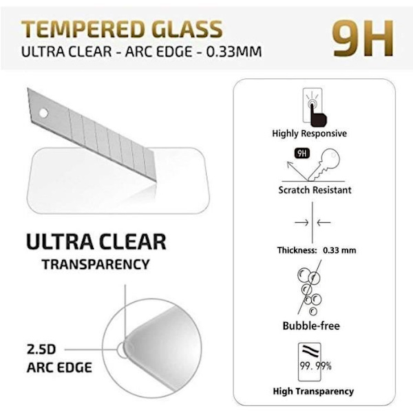 Skyddsglas – E.F.CONNECTION – One Plus Nord CE 5G – Härdat glas – Repbeständig – Snabb installation Transparent