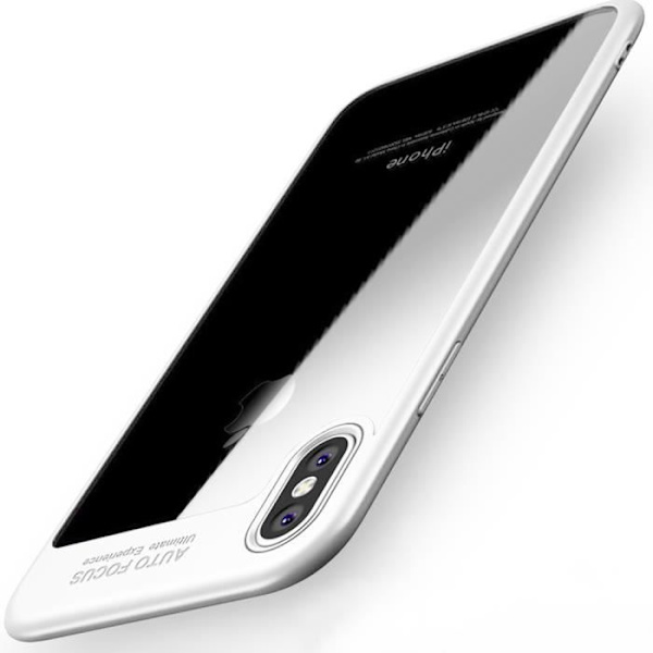 Coque - E.F.CONNECTION - iPhone X - Stötabsorberande skydd - Flexibel - Matt vit Vit
