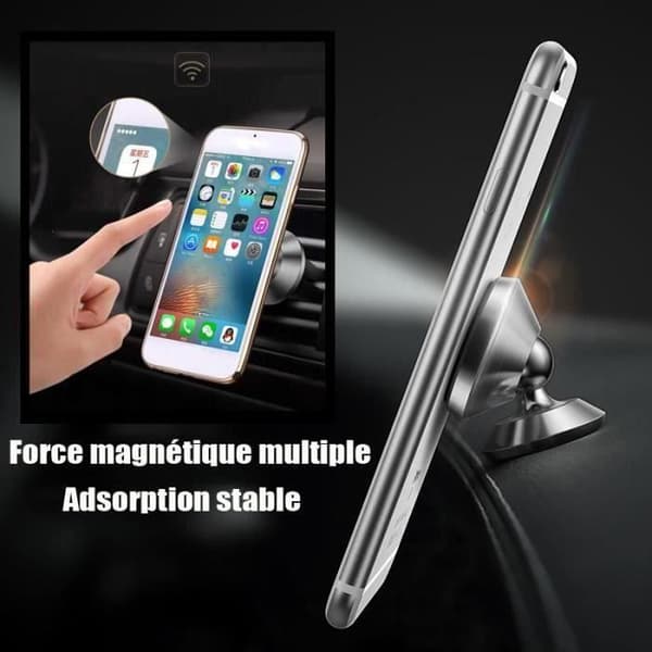 Universal magnetisk biltelefonhållare - iPhone/Android kompatibel FBC-ZJ001