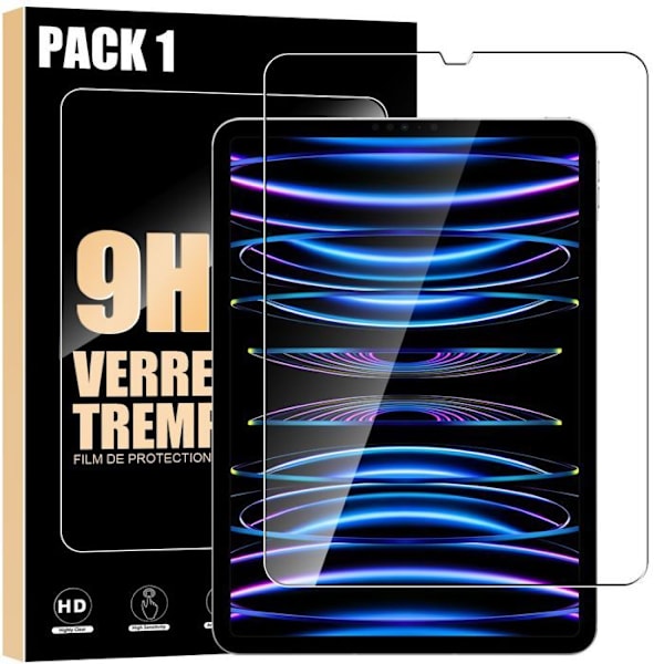 Härdat glas för iPad Pro 11 tum (2022/2021/2020/2018) - Stötabsorberande skärmskydd 9H
