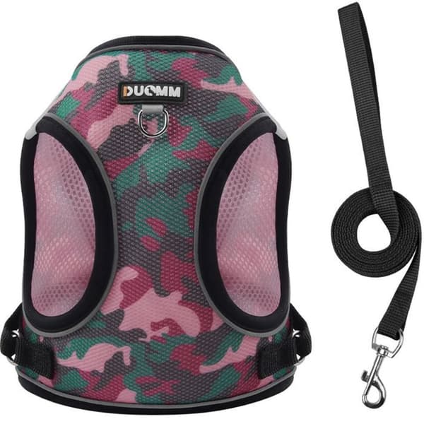Hundsele - E.F.Connection - Storlek M - Reflekterande - Bekväm - Anti-drag Svart