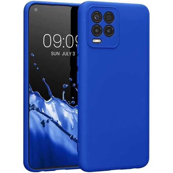Skyddskal - E.F.CONNECTION - realme 8 Pro - Mjuk silikon - Stötskydd - Blå Blå