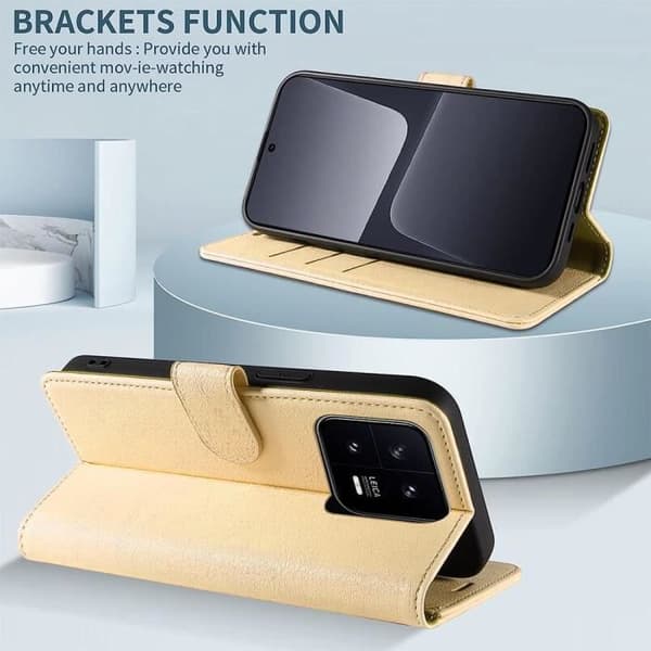 Skyddsskal - E.F.CONNECTION - Xiaomi 13 Pro - Repeller - Stötsäker - Guld gyllene