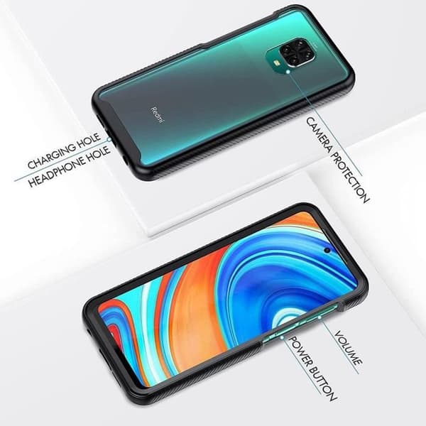 Coque - Redmi - Note 9 Pro - 360 Graders Skydd - Anti-Rip - Hård