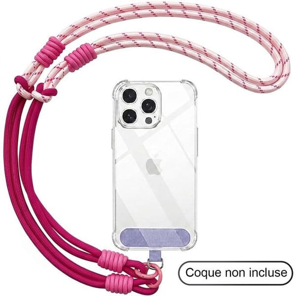 Universell Rem för Telefon, Lätt Installation med Handsfree Patch - Fuchsia Fuchsia, rosa