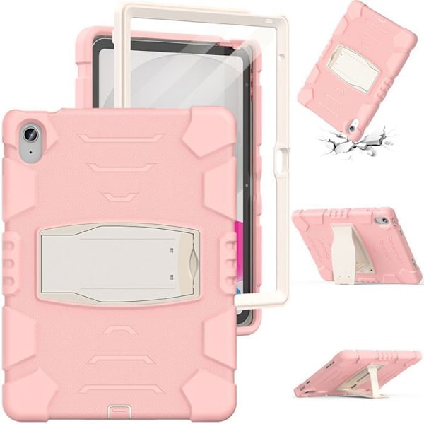 Coque för iPad A16 (11") / iPad 10 2022 (10,9" 10e Generation) Heltäckande Stötabsorberande Hård Skydd Rosa Rosa