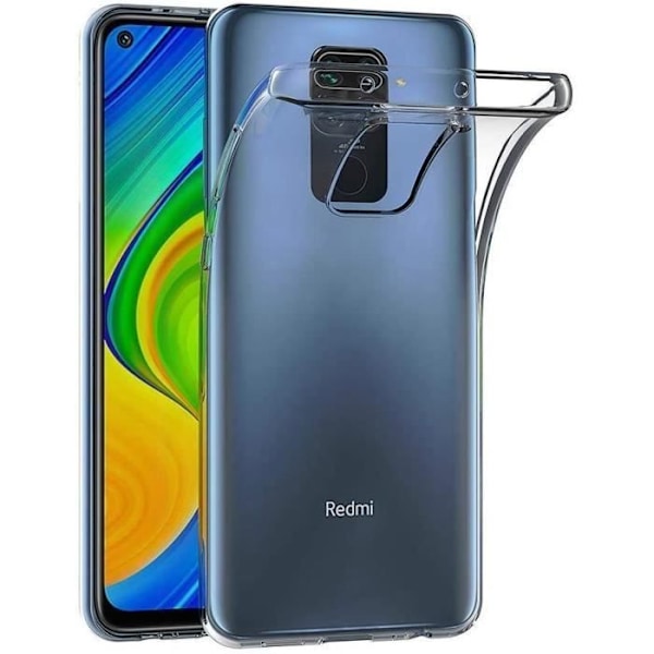Skyddsfodral för Redmi Note 9 (6,53") - E.F.CONNECTION - Transparent - Mjuk - Förstärkt skydd Transparent