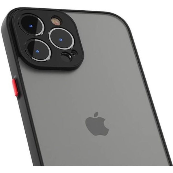 Skal till iPhone 13 Pro (6.1') Ultratunnt matt silikonskydd - svart