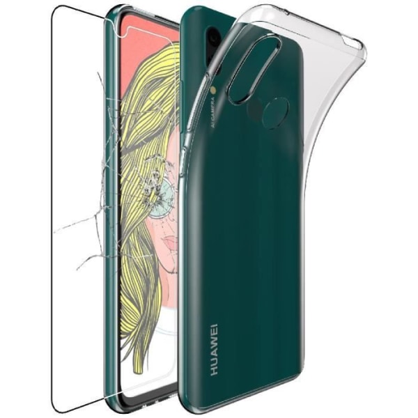 ebestStar ® för Huawei P Smart Z - ULTRA TUNN Osynligt Stötsäkert mjukt TPU silikonfodral + skärmskydd i härdat GLASS Transparent