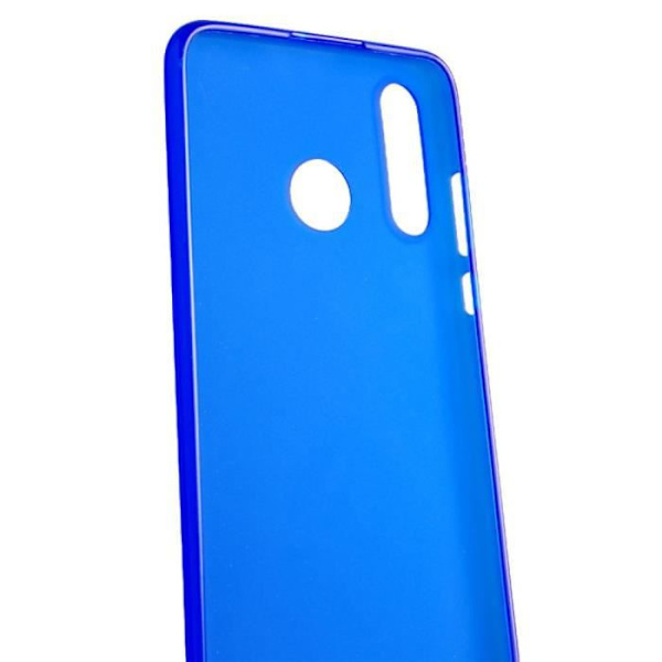 Fodral till din Huawei P30 Lite-Nova 4e i dubbelsidig matt anti-reps TPU utan fingeravtryck blå Blå