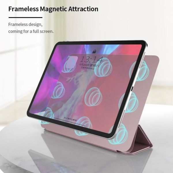 Fodral - Tablettfodral, Fodral för iPad Pro 11 2018 Smart Cover för iPad Pro 12.9 2018 Fodral - Typ Black-Pro 11 2020