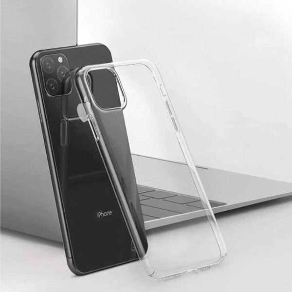 Fodral för Xiaomi Redmi 9A Transparent Silikon + 2 × härdat glas skärmskydd, Ultra Mjuk TPU Skyddsfodral Klar