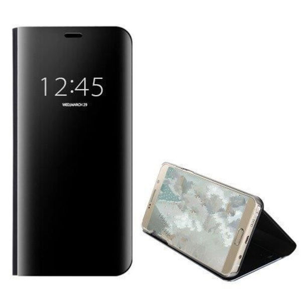 MISSTARS® Xiaomi Redmi Note 9s - 9 Pro - 9 Pro Max Cover Flip Cover Sort spejleffekt til Xiaomi Redmi Note 9s - 9 Pro - 9 Svart