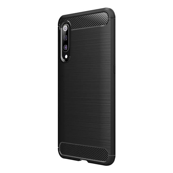 Skyddsfodral - Xiaomi - Mi 9 - Hållbar TPU - Stötsäker - Kolfiber - Svart Svart