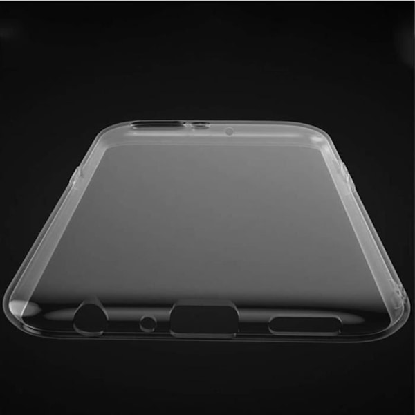 Skyddsskal - E.F.CONNECTION - för Huawei P Smart - Silikon TPU - Transparent - Stötsäker och Rep-skyddande Transparent