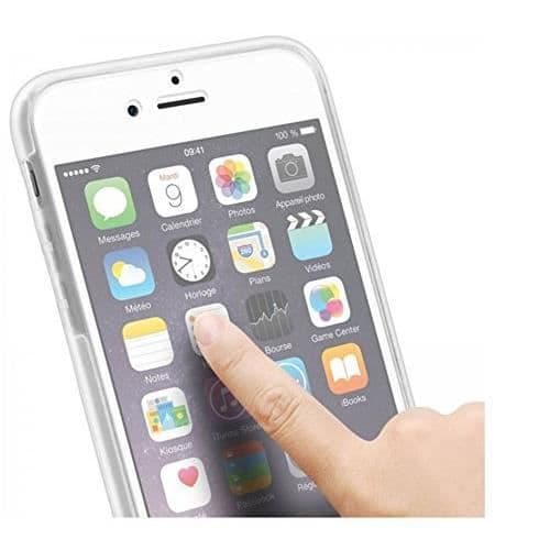 Coque - Transparent - iPhone 6 Plus 6S Plus - Silikon TPU - Skydd 360° - Stötavvisande Transparent