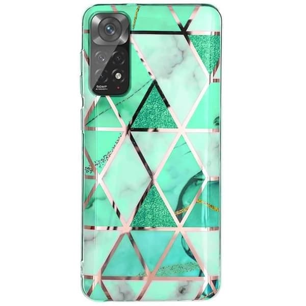 Coque - E.F.CONNECTION - För Xiaomi Redmi Note 11 / Note 11S - Turquoise - Semi-rigid - Slim och elegant Turkos
