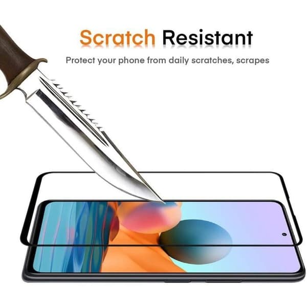 Skyddsglas - E.F.CONNECTION - Redmi Note 10 5G - Härdat glas - 9H - Repbeständig Svart