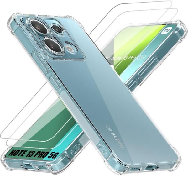 Silicone Case - Xiaomi - Redmi Note 13 Pro 5G - Transparent - Shockproof - Flexible Transparent