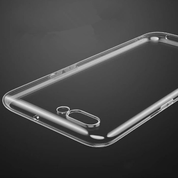 Skyddsskal - E.F.CONNECTION - för Huawei P Smart - Silikon TPU - Transparent - Stötsäker och Rep-skyddande Transparent