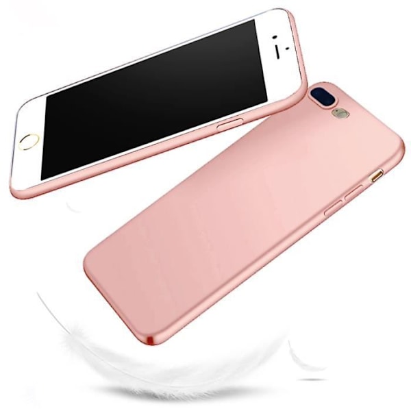 Coque - E.F.CONNECTION - iPhone 7 Plus - Stötresistent - Ultra tunn - Silicone Matt Rosa