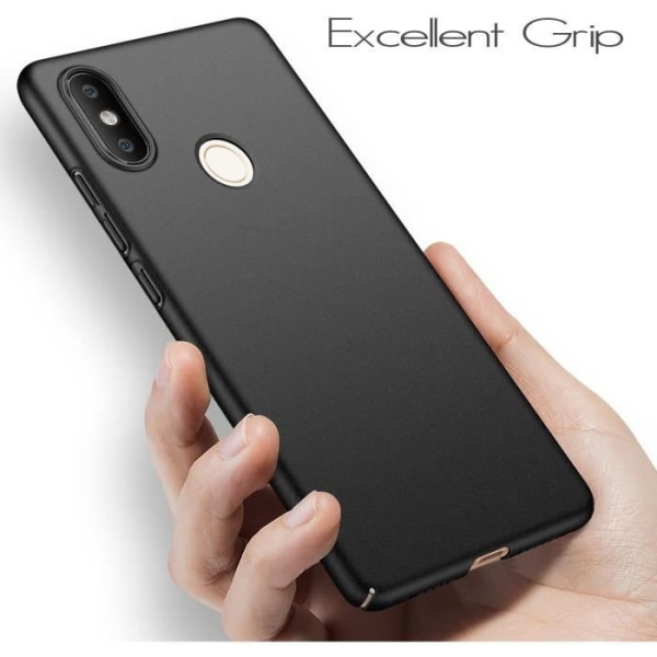 Xiaomi Mi 8 Se-fodral [Matte Series] Fjädrande ultratunn design och stötdämpningsskydd för Xiaomi Mi 8 Se (grussvart)