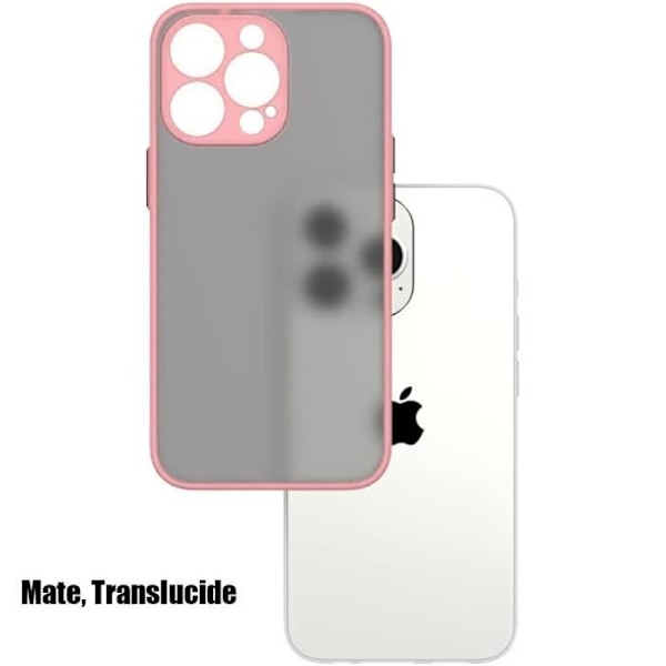 Skal till iPhone 15 Pro Max, Ultra Tunt Stötsäkert Anti-Scratch Matt Skydd - Rosa