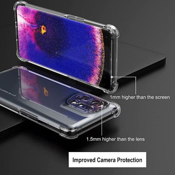 Skyddsfodral för OPPO Find X5 - E.F.CONNECTION - Silikon Stötsäker Anti-Scratch Transparent Transparent