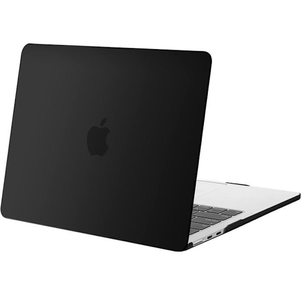 Skræddersyet etui til MacBook Pro 14 Tommer 2024 2023 2021 M4 M3 M2 M1 Pro/Max, Hård Mat Translucent Beskyttelse Svart