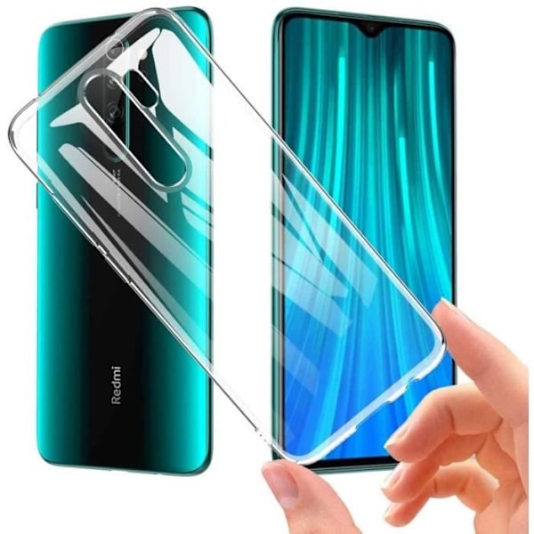 Skyddsfodral för Redmi Note 8 Pro (6,53") - E.F.CONNECTION - Mjuk - Transparent - Härdat glas Transparent
