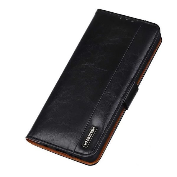 Redmi Note 9 Fodral, XWZYQ® Svart KHAZNEH Läderfodral Flip Wallet Läderfodral för Xiaomi Redmi Note 9
