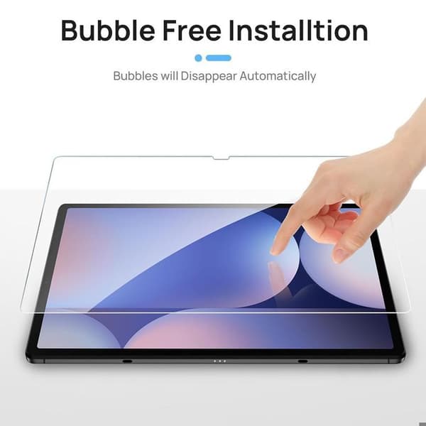 Skärmskydd - E.F.CONNECTION - för Samsung Galaxy Tab S10+/S9+ - Härdat Glas - Transparent