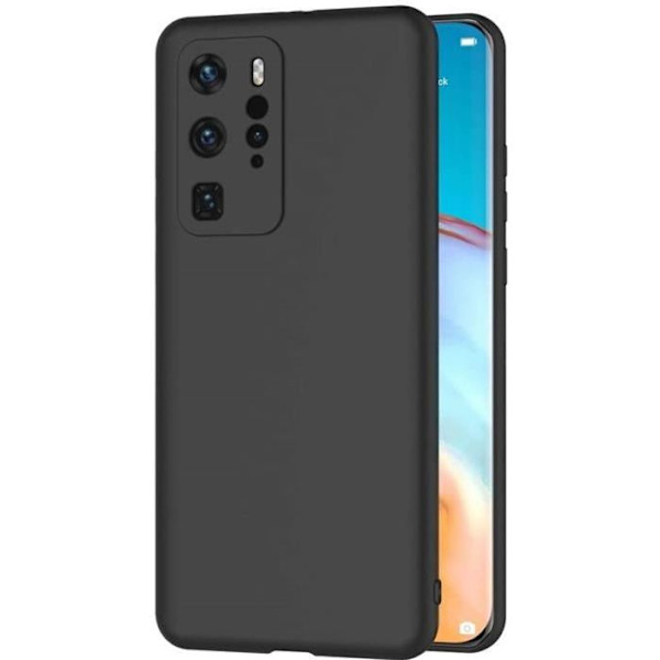 Etui kompatibelt Huawei P40 Pro, sort silikone etui til Huawei P40 Pro Cover P40 Pro Sort silikone etui (6,1 tommer)