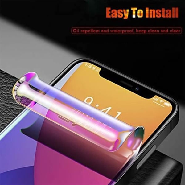 Mjuk film för Redmi Note 8T - E.F.CONNECTION - Paket med 4 - Transparent - Reptålig - Skydd Transparent