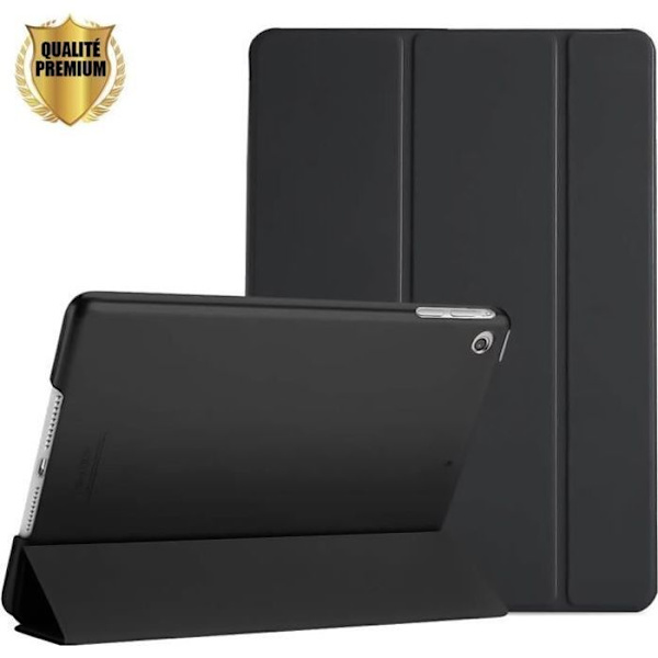 Coque Tablett - E.F.CONNECTION - för iPad (9.7") - Multi-vinkel skydd - Silikon - TPU Svart
