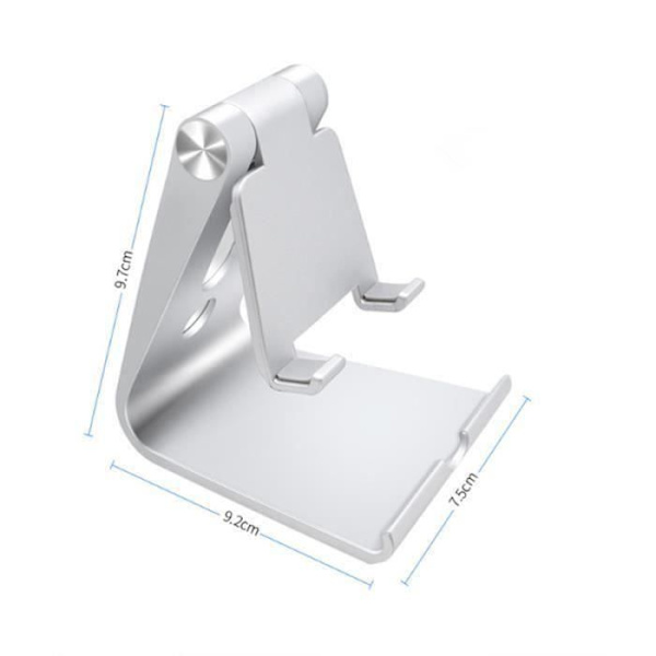 Stöd för Flera Vinklar Justerbart i Aluminiumlegering, Stöd för Mobiltelefon för iPhone 7 Plus-6S-Samsung Galaxy Note 8 H01C4A