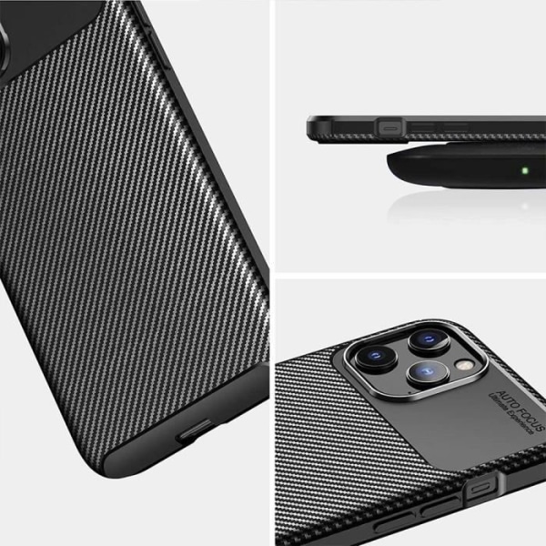 Cover til iPhone 12 Mini - MÆRKE - Ultra-Tynd Stødabsorberende Beskyttelse - Silikone - Fleksibel Svart