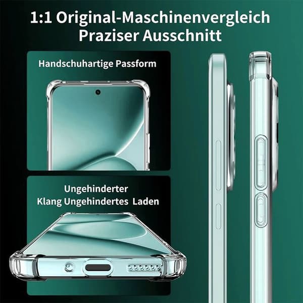 Skydd för Xiaomi Redmi Note 15 Pro 5G - Stötabsorberande Transparent Slim Transparent