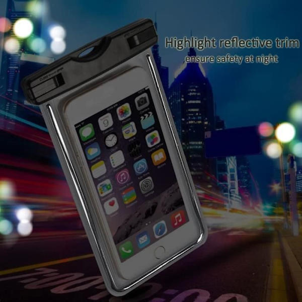 Universal IPX8 vattentätt påsfodral med nackrem och armband för Galaxy A3 A5 2017 Samsung J3 J5 2016/iPhone 5 6