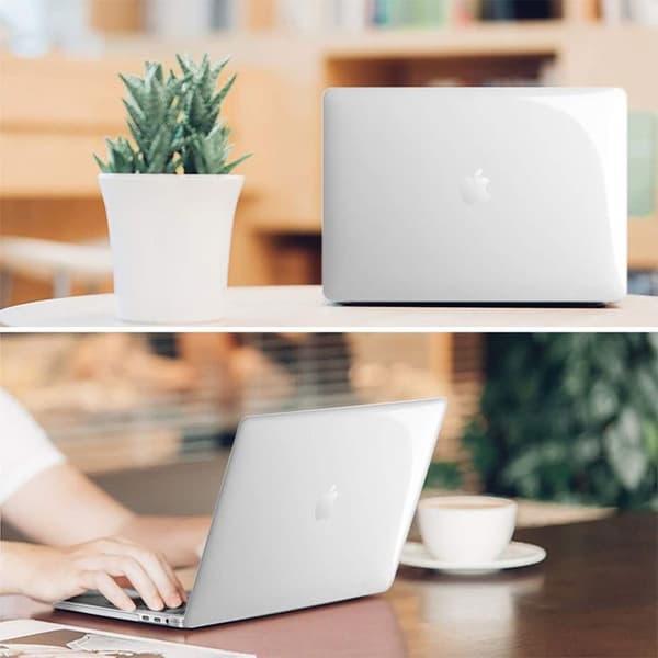 Skyddshud för MacBook Pro 16" - Transparent - Ventilerad - Styv - Slim Transparent
