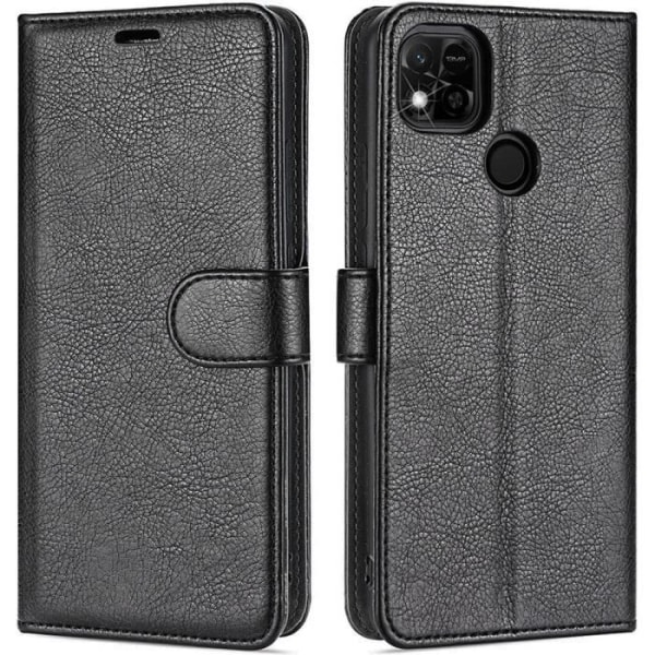 Etui til Redmi 10A Sort 360 graders beskyttelse mod ridser