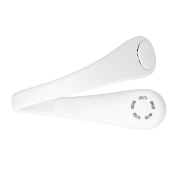 Nackfläkt - TBEST - USB-modell - 3 hastigheter - 45 dB - Uppladdningsbar Vit