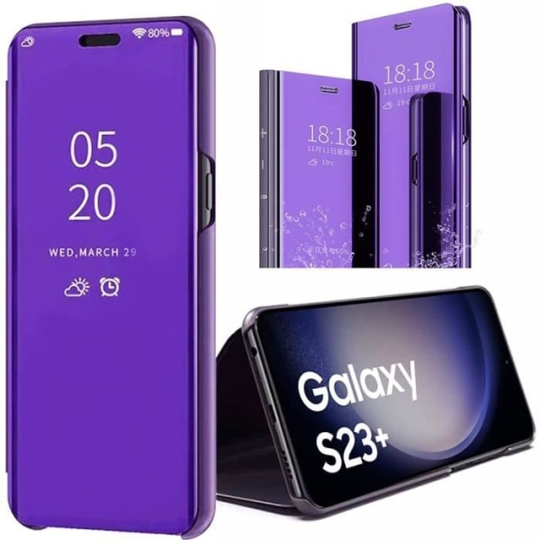 Heltäckande skal till Samsung Galaxy S23+ - S23 Plus - Smart Case Protection - Lila