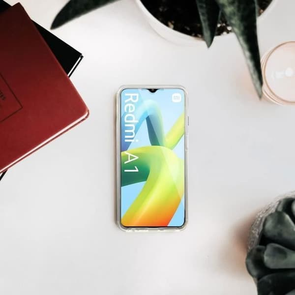 Skyddsfodral - E.F.CONNECTION - Xiaomi Redmi A1/A2 - Mjuk - Stötresistent - Transparent Transparent