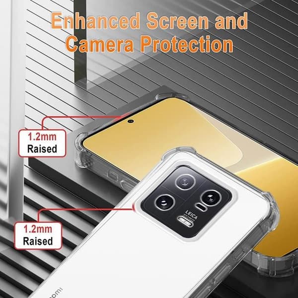 Skyddsskal - E.F.CONNECTION - för Xiaomi 13 Pro - Flexibelt - Repfria - Turkos kedja Turkos