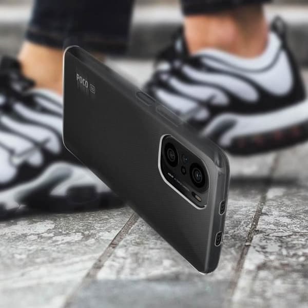 Skyddsskal - E.F.CONNECTION - Redmi K40 - Mjuk Silikon - Transparent - Stötsäker Transparent