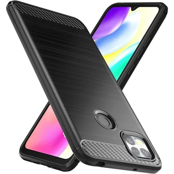 Coque - Xiaomi - Redmi 10A - Silikon - Stötresistent - Förstärkt skydd Svart